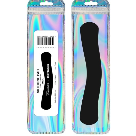 FreiAVIVER KillTrend Многоразовый силиконовый пад для бровей MIDL (черный), 1 шт