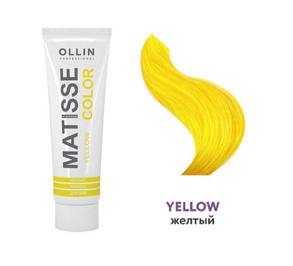 Ollin Пигмент прямого действия "Matisse Color" -Желтый, 100 мл