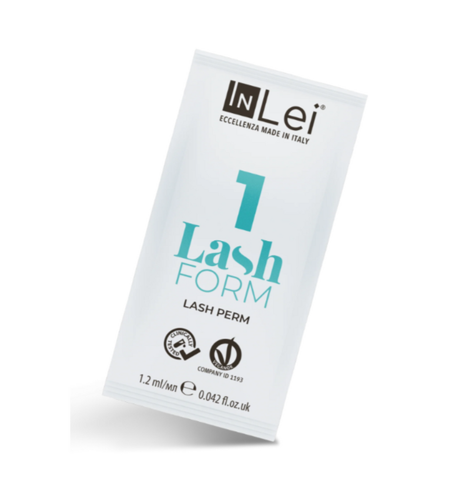 InLei «Form 1» Перманентный состав для ресниц в саше, 1,2 мл