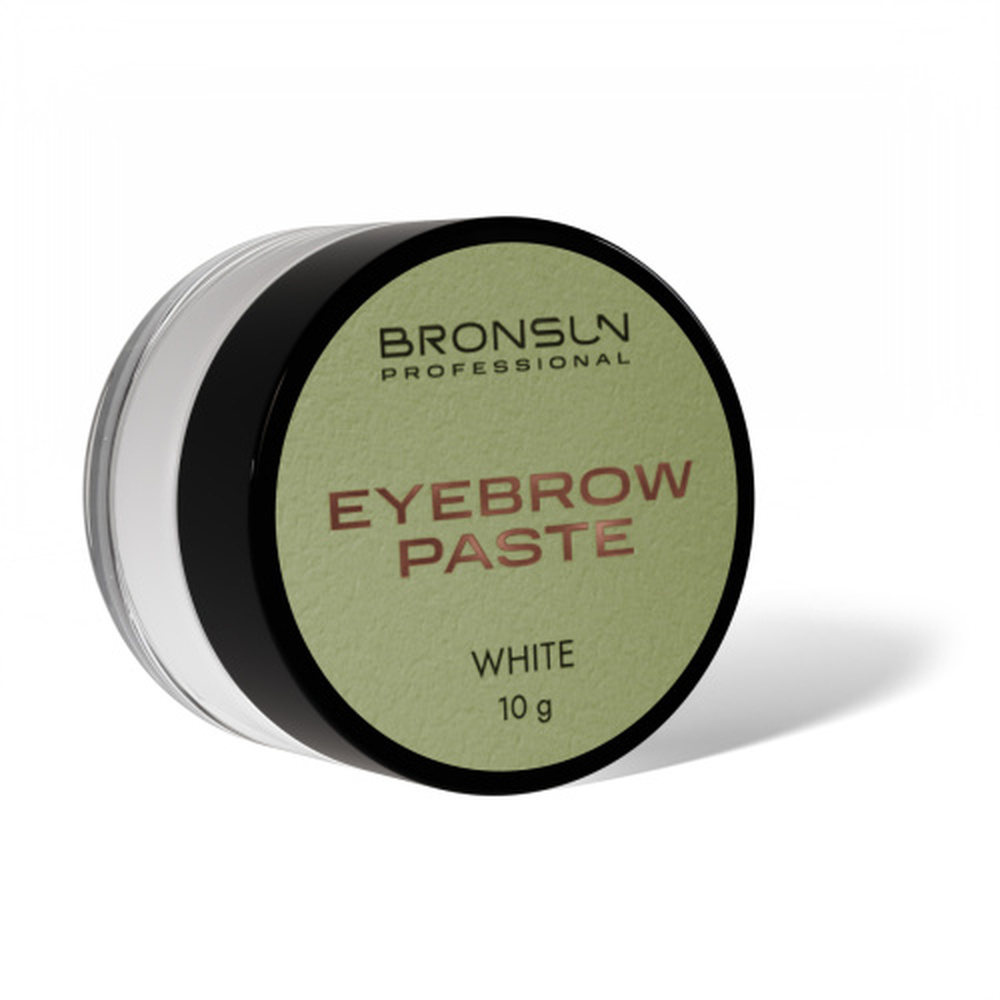 Паста для бровей BRONSUN, цвет белый, 10 г