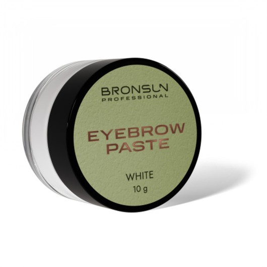 Паста для бровей BRONSUN, цвет белый, 10 г