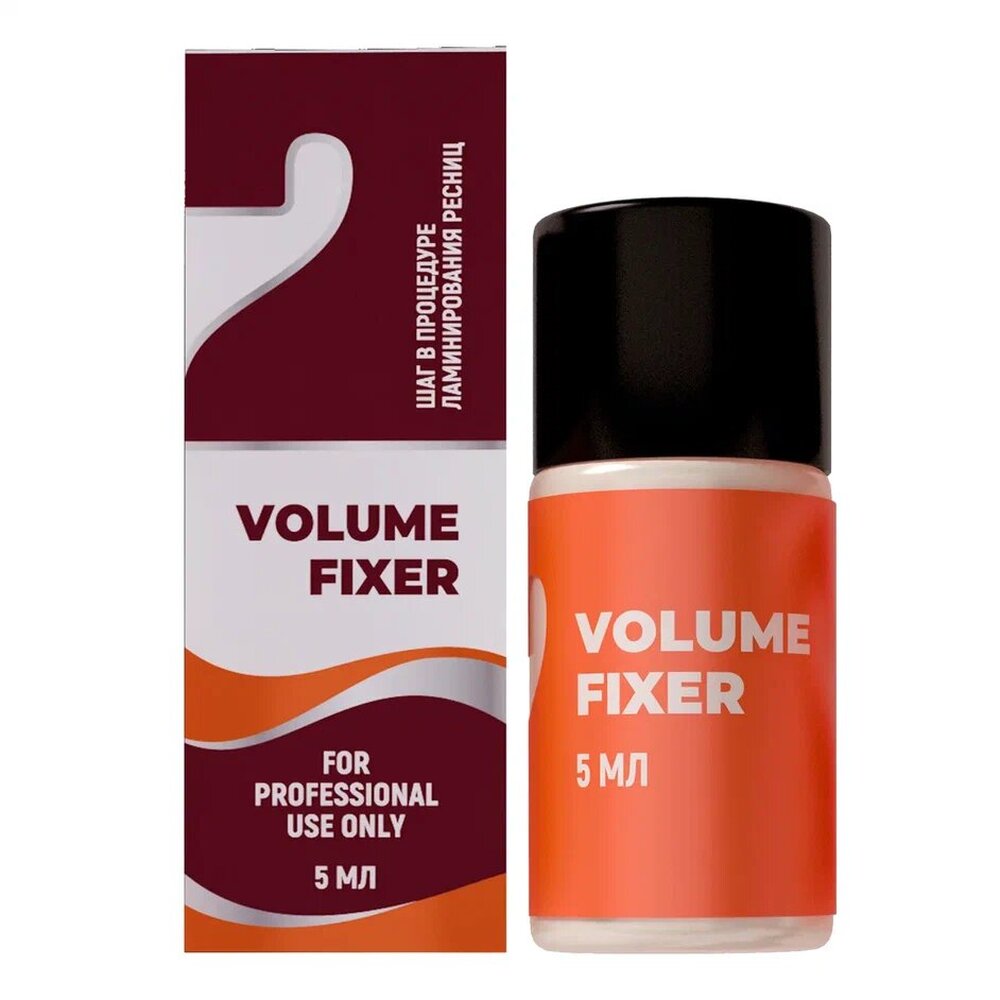 Состав #2 для ламинирования ресниц и бровей
VOLUME FIXER, 5 мл