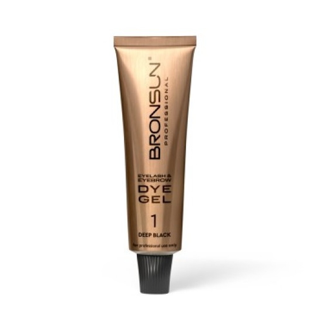 Краска для ресниц и бровей BRONSUN цвет deep black #1 15мл